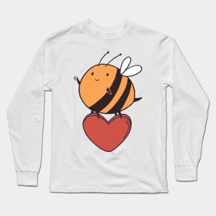 Valentine's Day is for Honey Bee Lovers Cute Long Sleeve T-Shirt